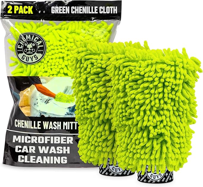 Premium Scratch-Free Microfiber Wash Mitt